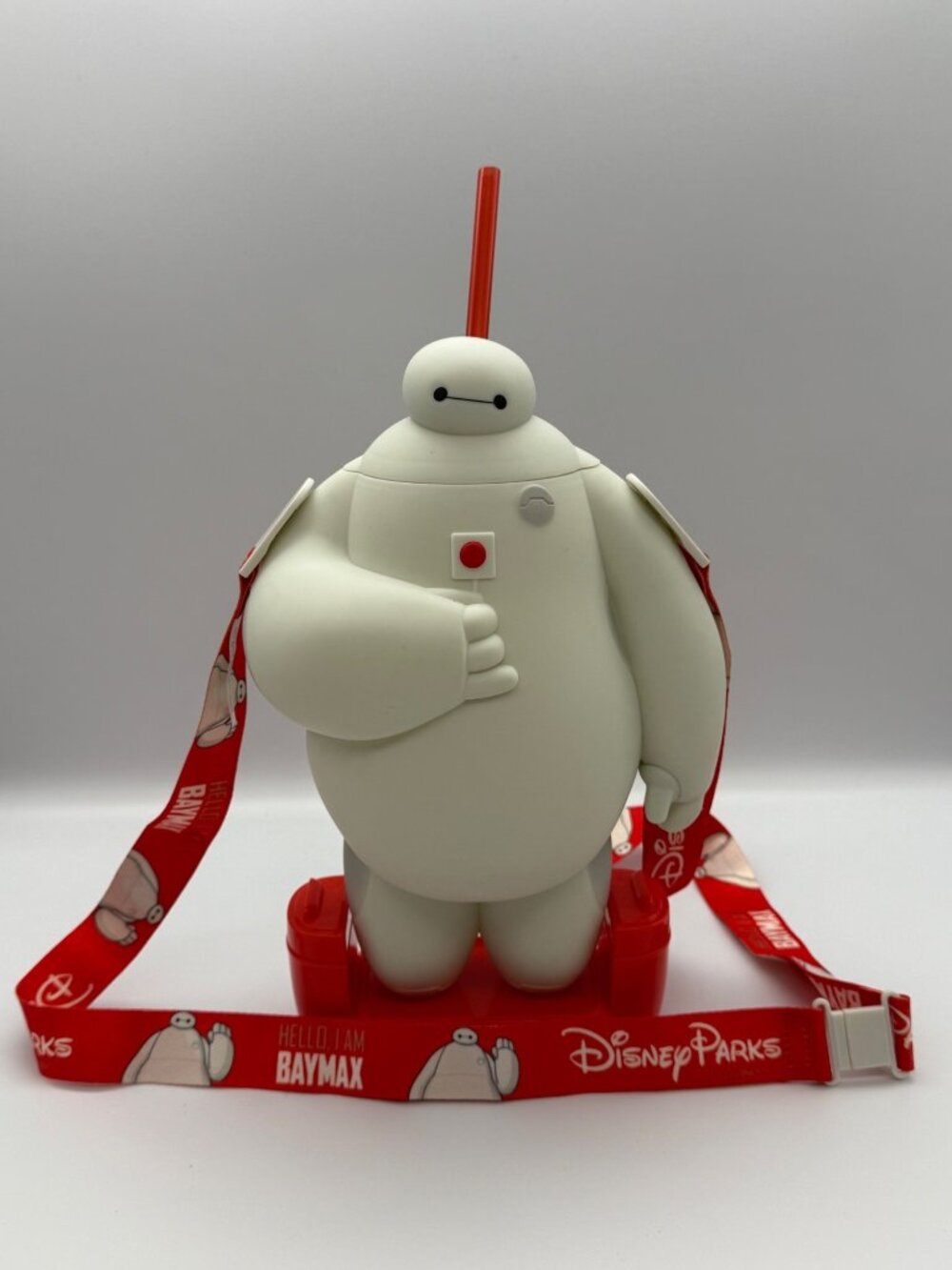 Disney Park Baymax 10" Big Hero 6 Sipper Souvenir Cup Disney Cali Adventure READ